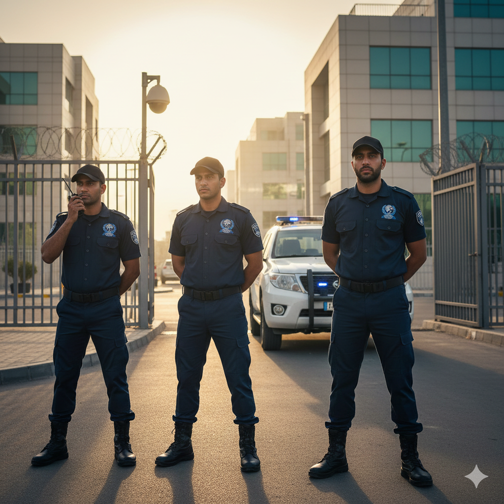 حراس مدربين على أعلى مستوى لضمان أمنك